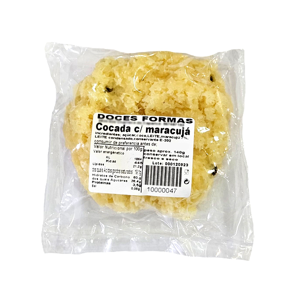 cocada de maracuja