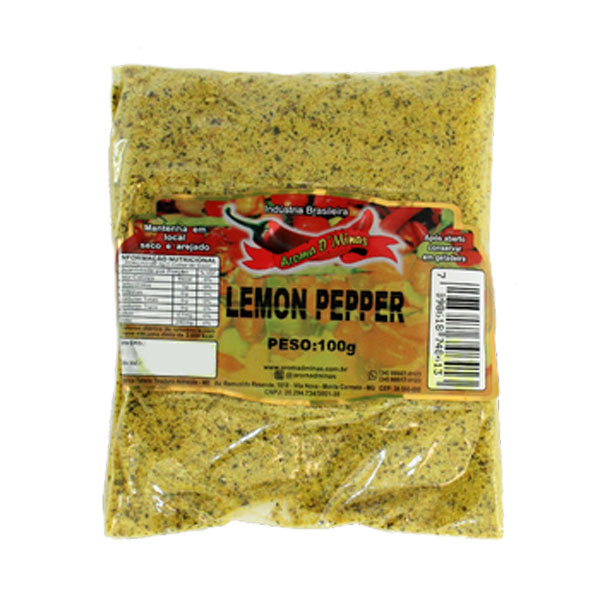 Tempero Lemon Pepper Aroma D'Minas