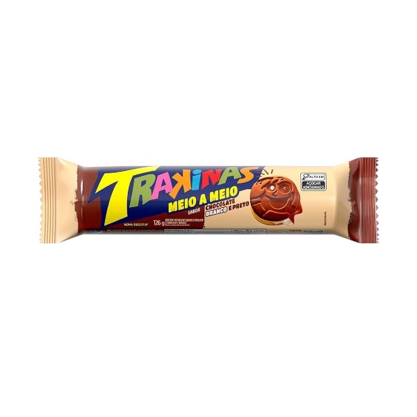 Trakinas Meio a Meio Chocolate Branco