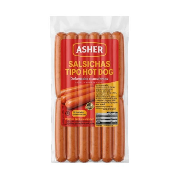 Salsicha Hot Dog Asher