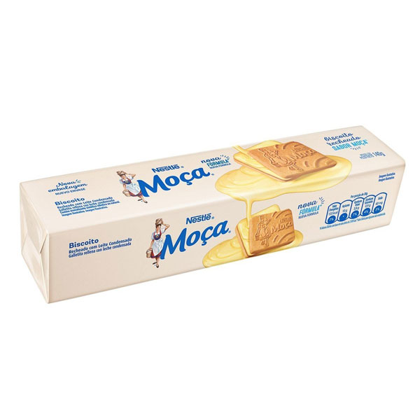 Biscoito Moça Recheado 140g