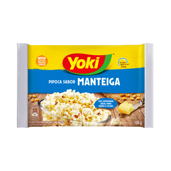 Pipoca de Micro-ondas Manteiga Yoki