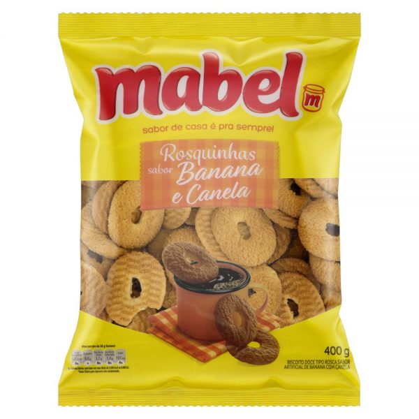 Rosquinha Mabel Banana com Canela 300g