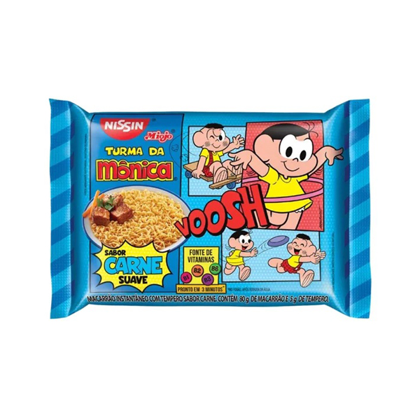 Nissin Miojo Turma da Mônica Carne
