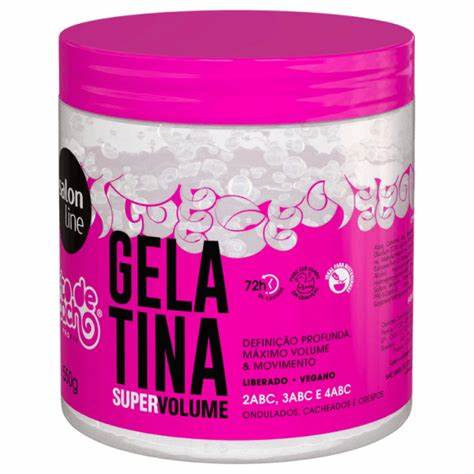 Gelatina Capilar Super Volume #todecacho Salon Line
