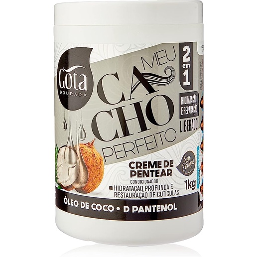 Creme De Pentear Óleo Coco Gota Dourada