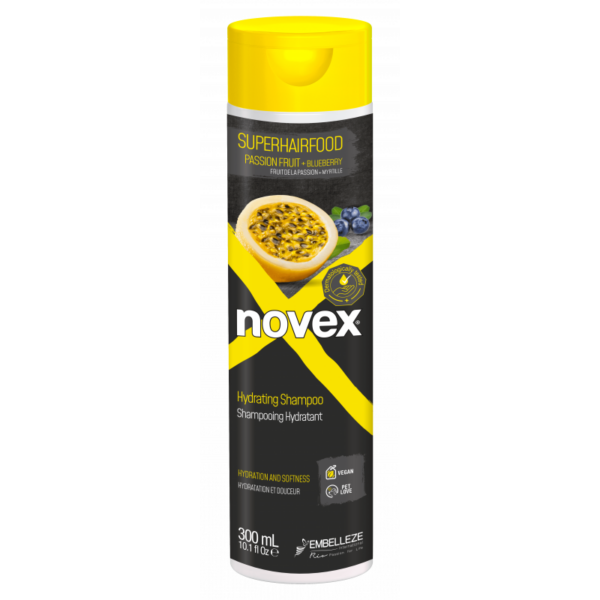Shampoo Superhairfood Maracujá e Mirtilo Novex