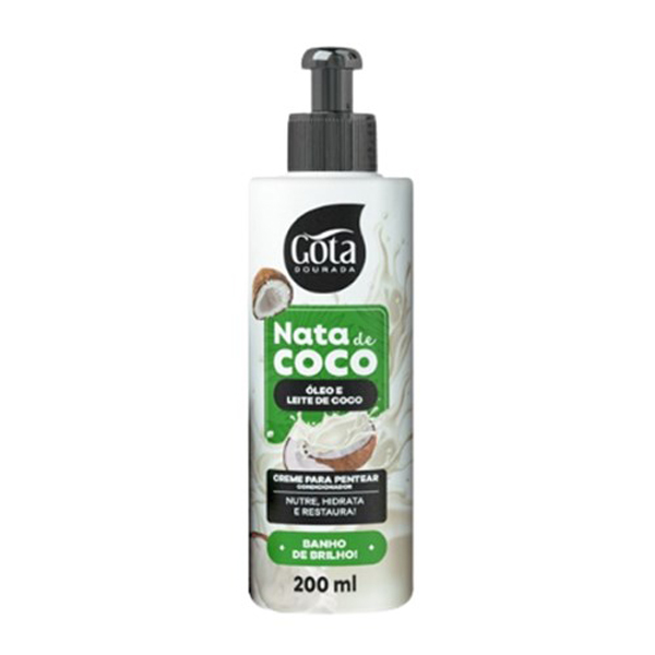 Creme para Pentear Nata de Coco Hidratação Gota Dourada