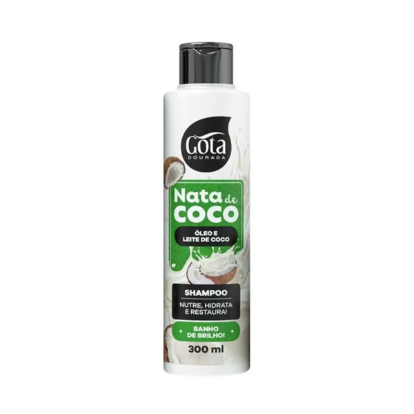 shampoo nata de coco gota dourada