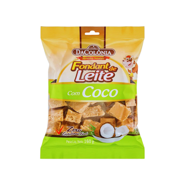 Fondant de Leite Com Coco