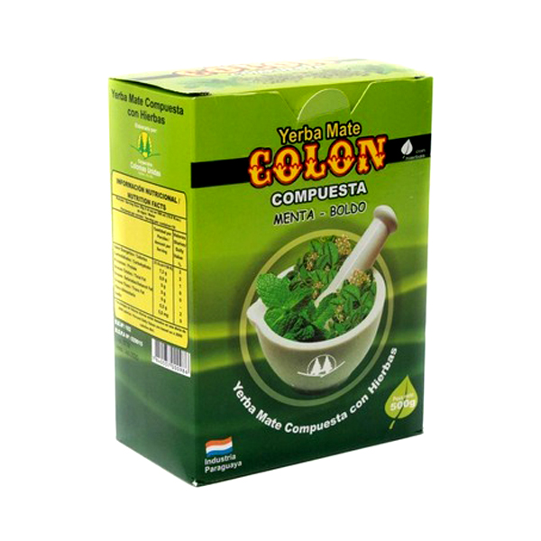 Erva MAte Menta e Boldo Colón