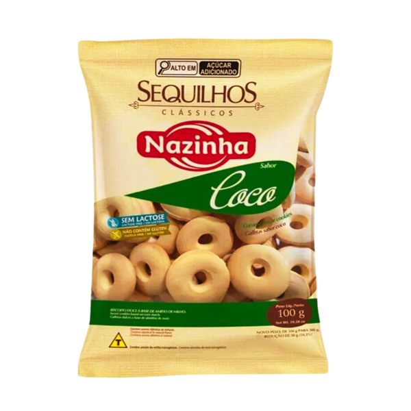 Sequilhos Sabor Coco Nazinha
