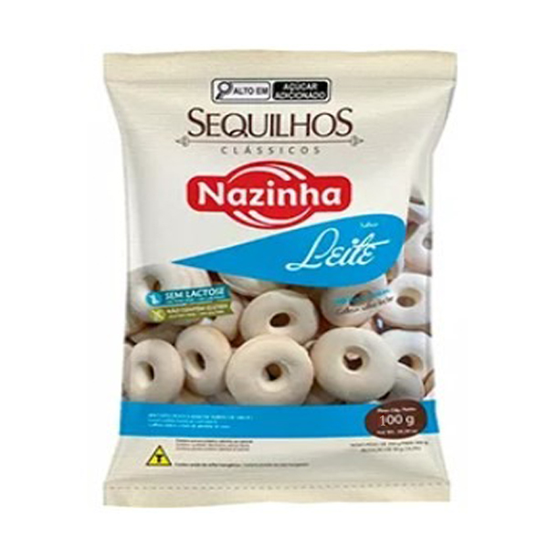 Sequilhos Sabor Leite Nazinha