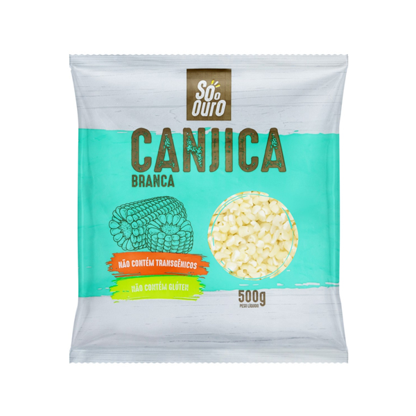Canjica Branca Não Transgênico Só o Ouro