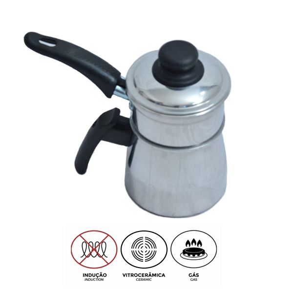 Cuscuzeira Expresso Luxo com Cabo Polida DuSertão