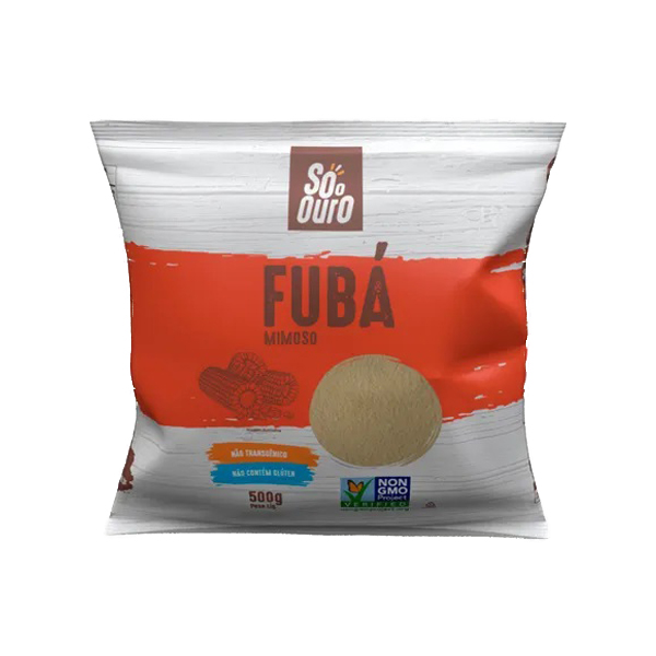Fubá de Milho Mimoso Não Transgênico Só o Ouro