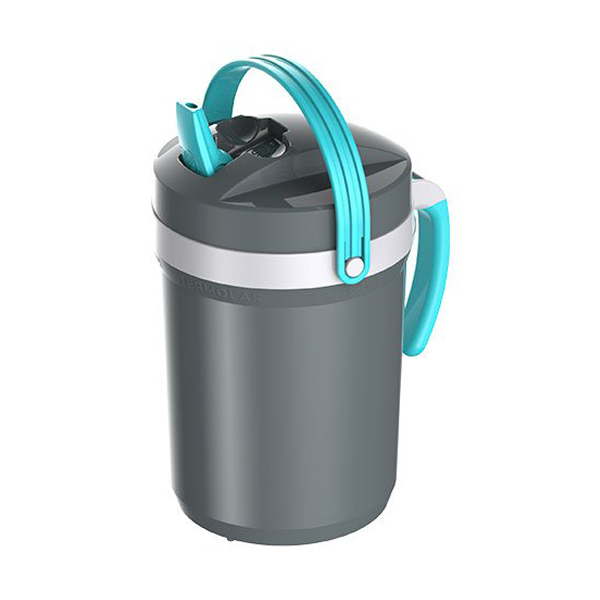 Jarra Térmica 2.5L Cinza Plus Verde Litoral Fliptop Termolar