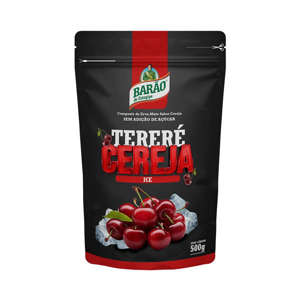Erva Mate Tereré Cereja Ice Barão de Cotegipe