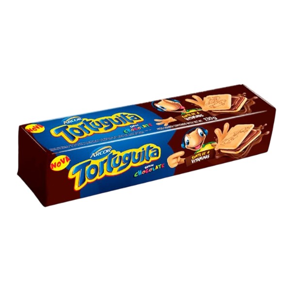Biscoito Tortuguita Chocolate Arcor