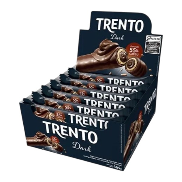Caixa de Chocolate Trento Wafer Chocolate Dark