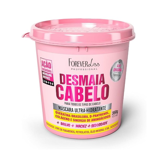 Máscara Ultra Hidratante Desmaia Cabelo Forever Liss