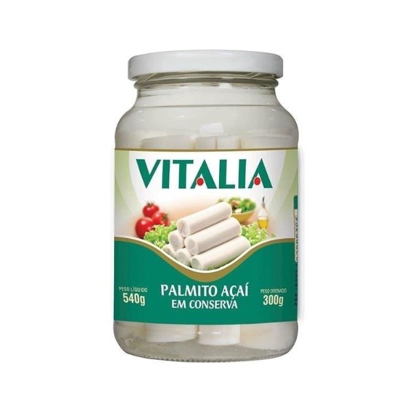 Palmito de Açaí Inteiros Vitalia