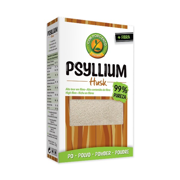 Psyllium husk em pó