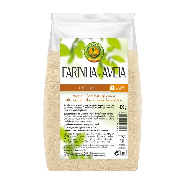Farinha de Aveia Cem Porcento
