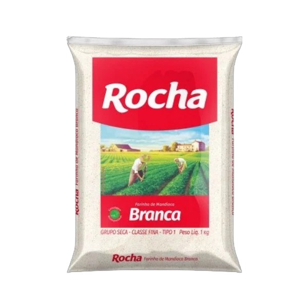 Farinha de Mandioca Branca Rocha
