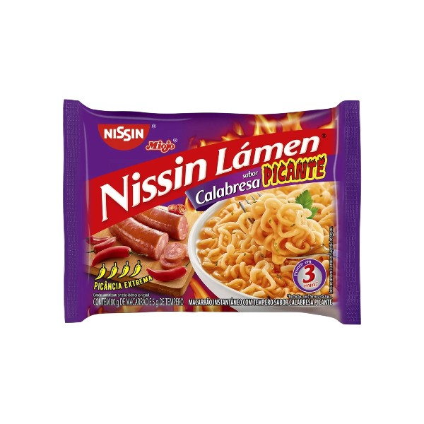Nissin Miojo Calabresa Picante