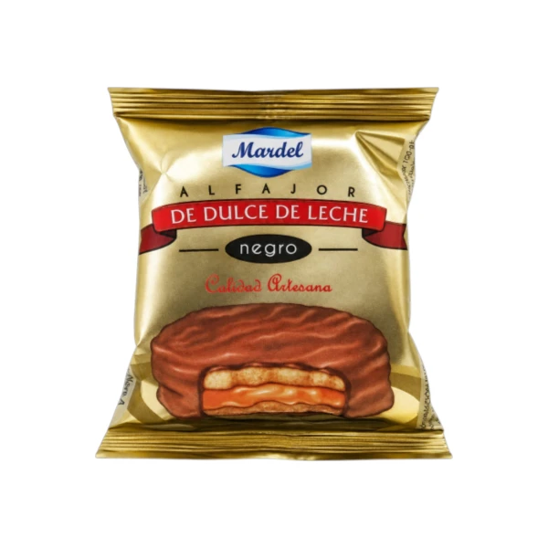Alfajor de Doce de Leite Coberto com Chocolate Mardel