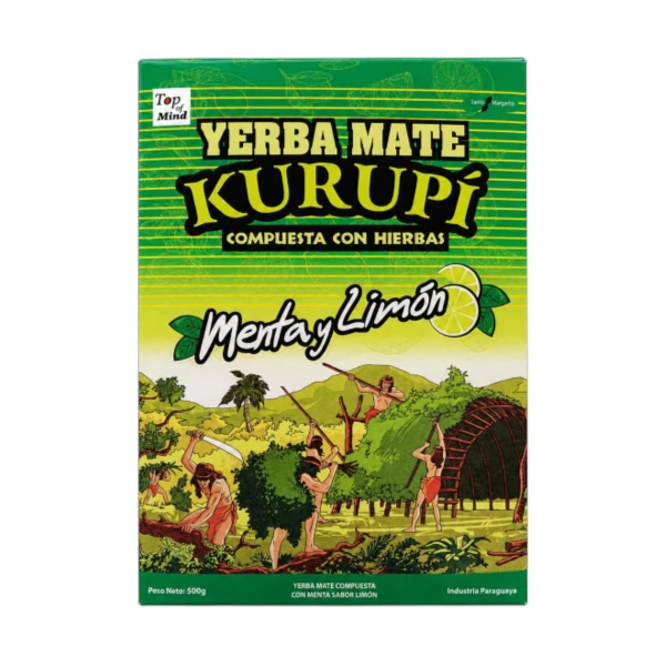 Erva Mate Kurupi Menta Limão