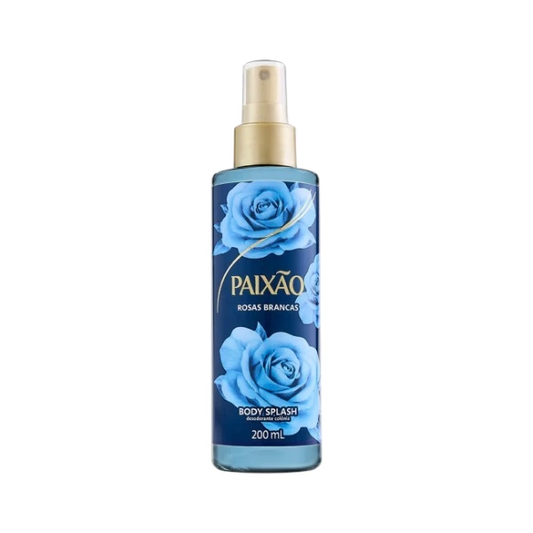 Body Splash Rosas Brancas com ação desodorante Paixão
