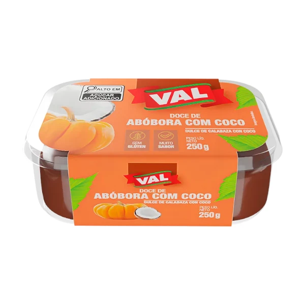 Doce de Abóbora com Coco Val